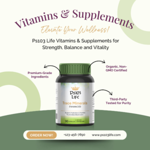 PS103 Life Vitamins & Supplements for Strength, Balance and Vitality