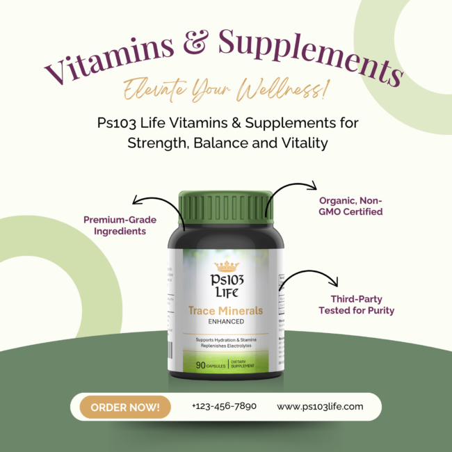 PS103 Life Vitamins & Supplements for Strength, Balance and Vitality PS103 Life Vitamins & Supplements for Strength, Balance and Vitality