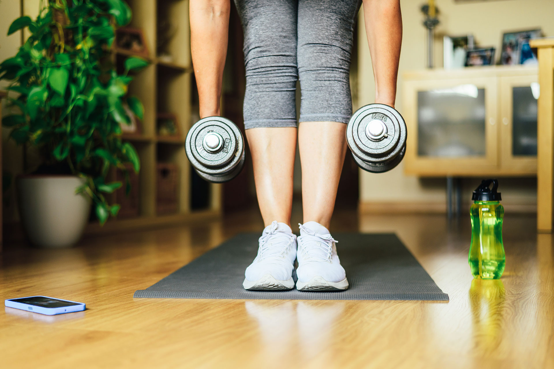 Lifting weights at home