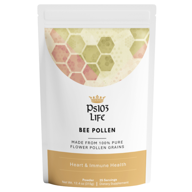 Ps103 Life Bee Pollen powder in resealable pouch Ps103 Life Bee Pollen powder in resealable pouch