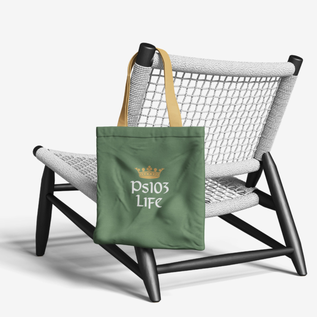 Green Canvas Tote